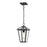 Z-Lite Talbot 1 Light Outdoor Chain Mount Ceiling Fixture, Black