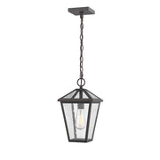 Z-Lite Talbot 1 Light Outdoor Chain Mount Ceiling Fixture, Bronze - 579CHM-ORB