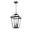 Z-Lite Talbot 3 Light Outdoor Chain Mount Ceiling Fixture, Black