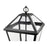 Z-Lite Talbot 3 Light Outdoor Chain Mount Ceiling Fixture, Black