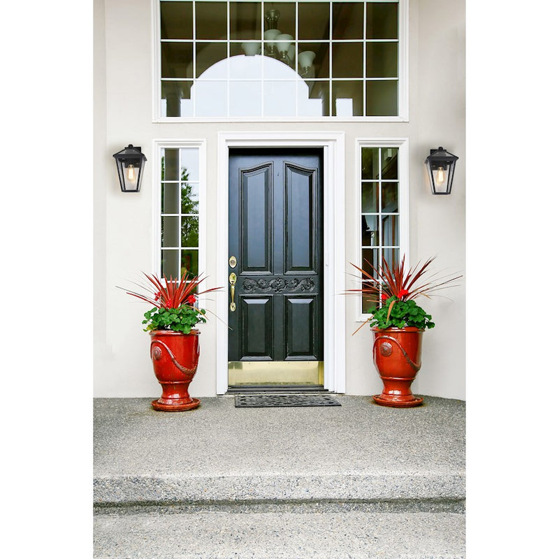 Z-Lite Talbot 1 Light Outdoor Medium Sconce, Black
