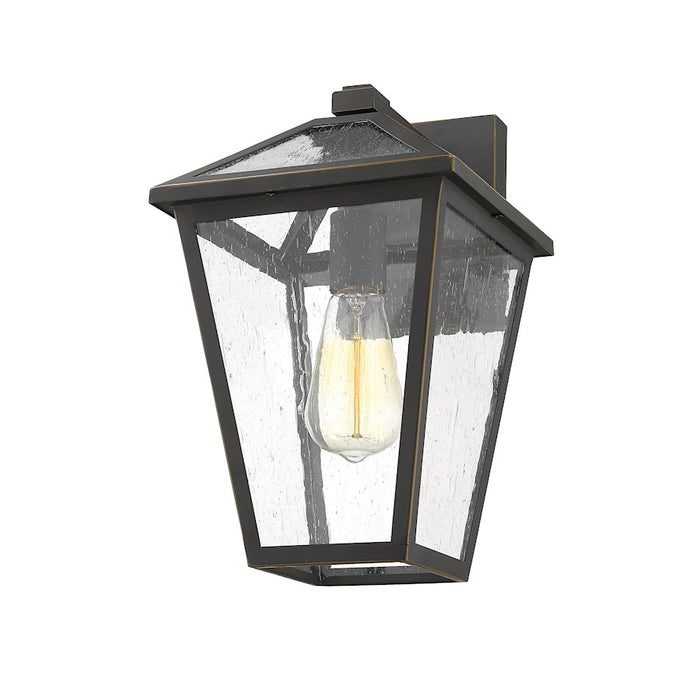 Z-Lite Talbot 1 Light Outdoor Medium Sconce, Rubbed Bronze