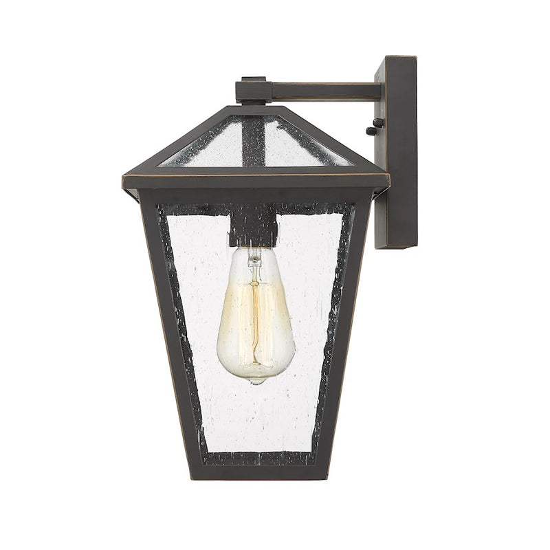 Z-Lite Talbot 1 Light Outdoor Medium Sconce, Rubbed Bronze