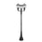 Z-Lite Talbot 9Lt 29.5" Outdoor Post Mount, Black/Beveled