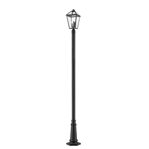 Z-Lite Talbot 3 Light Outdoor Post Mount, Black - 579PHBR-557P-BK