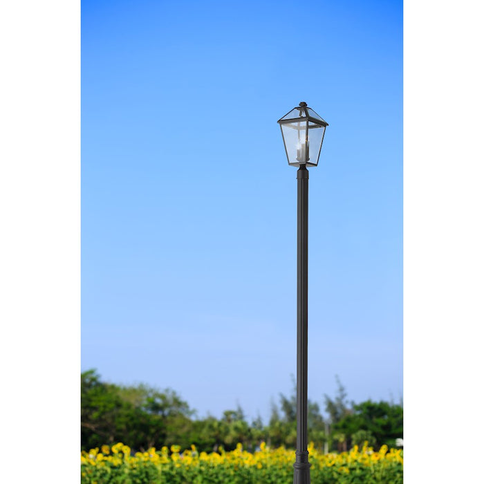 Z-Lite Talbot 3 Light Outdoor Post Mount, Black