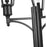 Z-Lite Talbot 3Lt 27.5" Outdoor Post Mount, Black/Beveled