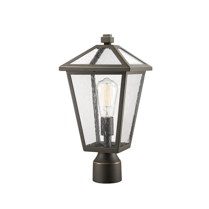 Z-Lite Talbot 1 Light Outdoor Post Mount, Rubbed Bronze - 579PHMR-ORB