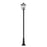 Z-Lite Talbot 3 Light Outdoor Post, Black - 579PHXLR-557P-BK