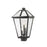 Z-Lite Talbot 3 Light 22" Outdoor Post Mount Fixture, Black - 579PHXLS-BK