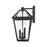 Z-Lite Talbot 3 Light Large Outdoor Wall Sconce, Black