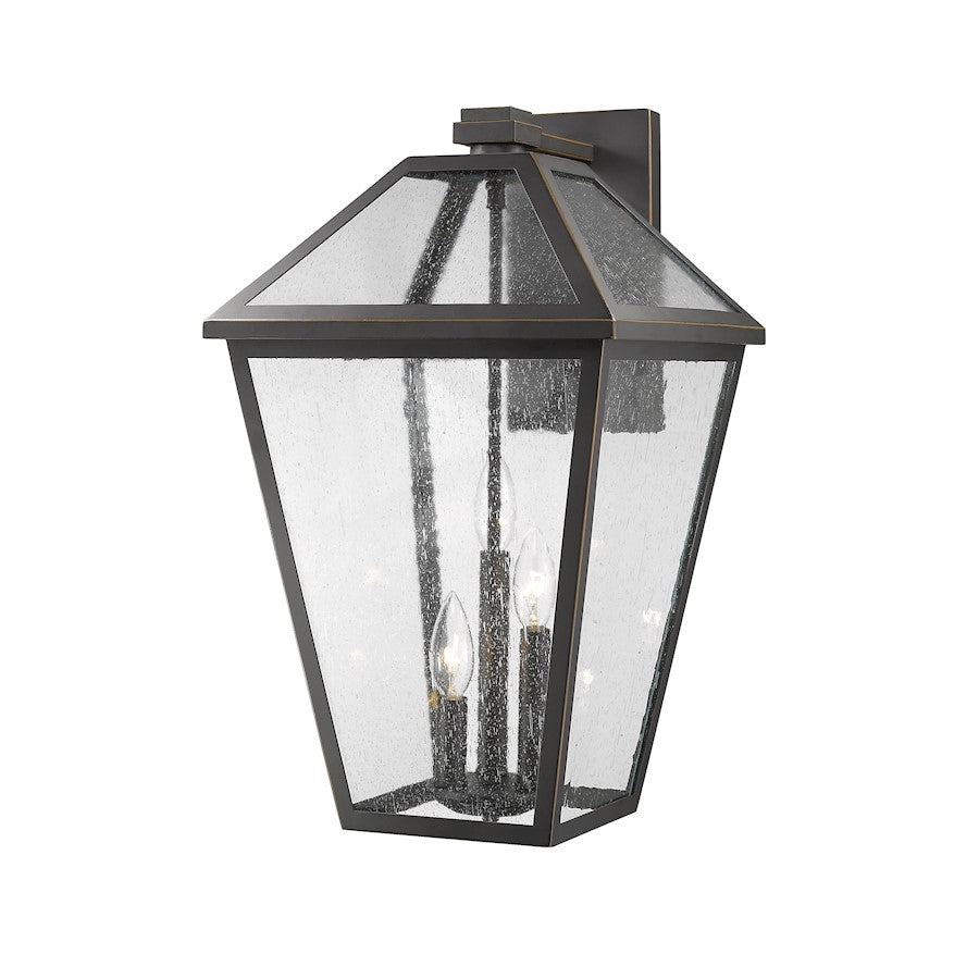 Z-Lite Talbot 3 Light Large Outdoor Wall Sconce, Rubbed Bronze - 579XL-ORB