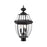 Z-Lite Westover 3 Light 20" Outdoor Post Mount, Black/Beveled