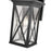 Z-Lite Brookside 1 Light 15" Outdoor Wall Sconce, Black/Clear Seedy
