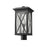 Z-Lite Brookside 1 Light 19" Outdoor Post Mount, Black/Seedy