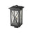 Z-Lite Brookside 1 Light Outdoor Post Mount Fixture, Black/Seedy