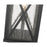 Z-Lite Brookside 1 Light Outdoor Post Mount Fixture, Black/Seedy