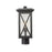 Z-Lite Brookside 1 Light 16" Outdoor Post Mount, Black/Seedy