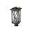Z-Lite Brookside 1 Light 16" Outdoor Post Mount, Black/Seedy