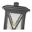 Z-Lite Brookside 1 Light 15" Outdoor Post Mount, Black/Seedy