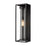 Z-Lite Dunbroch 1 Light 24.25" Outdoor Wall Sconce, Black/Clear