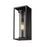 Z-Lite Dunbroch 1 Light 18.25" Outdoor Wall Sconce, Black, Clear - 584M-BK