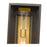 Z-Lite Dunbroch 1 Light 18" Outdoor Sconce, Bronze/Brass/Clear