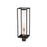 Z-Lite Dunbroch 1 Light 28" Outdoor Post, Bronze/Brass/Clear