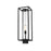 Z-Lite Dunbroch 1 Light 26.25" Outdoor Post Mount, Black/Clear - 584PHBS-BK