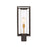 Z-Lite Dunbroch 1 Light 22" Outdoor Post, Bronze/Brass/Clear