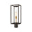 Z-Lite Dunbroch 1 Light 22" Outdoor Post, Bronze/Brass/Clear