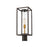 Z-Lite Dunbroch 1 Light 22" Outdoor Post, Bronze/Brass/Clear
