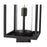 Z-Lite Dunbroch 1 Light 20.25" Outdoor Post Mount, Black/Clear