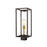 Z-Lite Dunbroch 1 Light 20" Outdoor Post, Bronze/Brass/Clear
