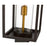 Z-Lite Dunbroch 1 Light 20" Outdoor Post, Bronze/Brass/Clear