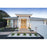 Z-Lite Dunbroch 1 Light 13" Outdoor Wall Sconce, Black/Clear