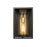 Z-Lite Dunbroch 1 Light 13" Outdoor Sconce, Bronze/Brass/Clear