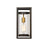 Z-Lite Dunbroch 1 Light 13" Outdoor Sconce, Bronze/Brass/Clear