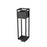 Z-Lite Barwick 1 Light 25.75" Outdoor Post Mount Fixture, Black