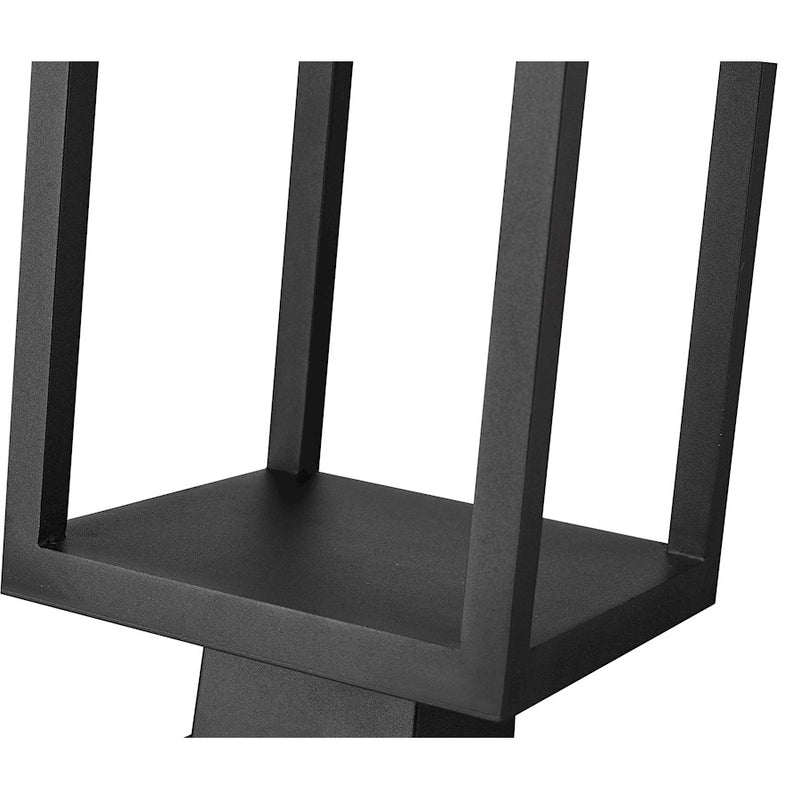 Z-Lite Barwick 1 Light 25.75" Outdoor Post Mount Fixture, Black