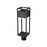 Z-Lite Barwick 1 Light 21" Outdoor Post Mount Fixture, Black