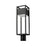 Z-Lite Barwick 1 Light 21" Outdoor Post Mount Fixture, Black