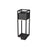 Z-Lite Barwick 1 Light 19" Outdoor Post Mount Fixture, Black