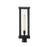 Z-Lite Glenwood 1 Light 20" Outdoor Post Mount, Black/Clear