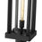 Z-Lite Glenwood 1 Light 20" Outdoor Post Mount, Black/Clear