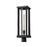 Z-Lite Glenwood 1 Light 20" Outdoor Post Mount, Black/Clear