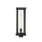 Z-Lite Glenwood 1 Light 20" Post Mount, Black/Clear