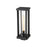 Z-Lite Glenwood 1 Light 20" Post Mount, Black/Clear