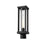 Z-Lite Glenwood 1 Light 5" Outdoor Post Mount, Black, Clear - 586PHMR-BK
