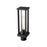 Z-Lite Glenwood 1 Light 5" Outdoor Post Mount, Black/Clear